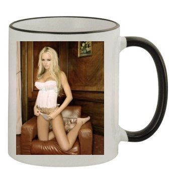 Jennifer Ellison 11oz Colored Rim & Handle Mug