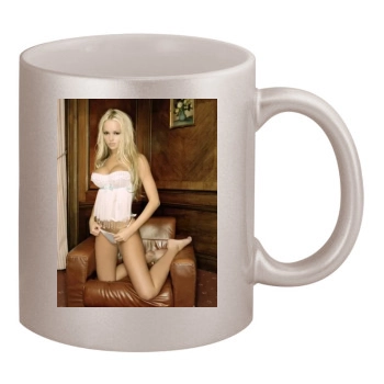 Jennifer Ellison 11oz Metallic Silver Mug