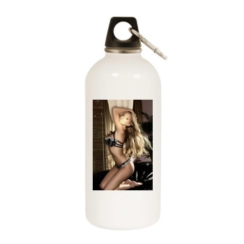 Jennifer Ellison White Water Bottle With Carabiner