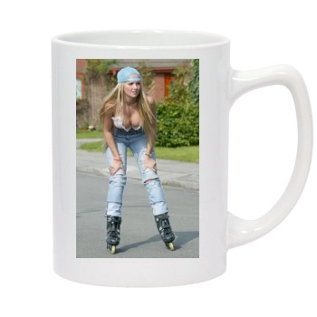 Jennifer Ellison 14oz White Statesman Mug