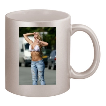 Jennifer Ellison 11oz Metallic Silver Mug