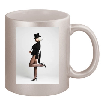 Jennifer Ellison 11oz Metallic Silver Mug