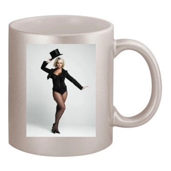 Jennifer Ellison 11oz Metallic Silver Mug