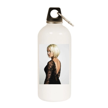 Jennifer Ellison White Water Bottle With Carabiner