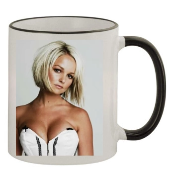 Jennifer Ellison 11oz Colored Rim & Handle Mug