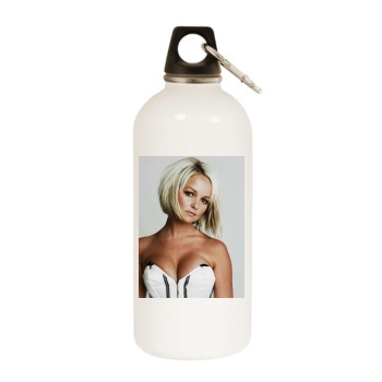 Jennifer Ellison White Water Bottle With Carabiner