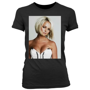 Jennifer Ellison Women's Junior Cut Crewneck T-Shirt