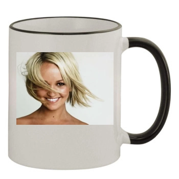 Jennifer Ellison 11oz Colored Rim & Handle Mug