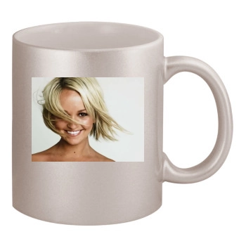 Jennifer Ellison 11oz Metallic Silver Mug