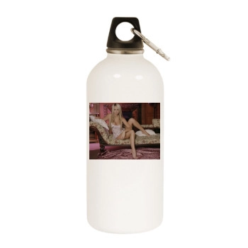 Jennifer Ellison White Water Bottle With Carabiner