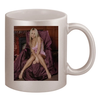 Jennifer Ellison 11oz Metallic Silver Mug