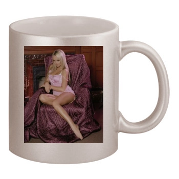 Jennifer Ellison 11oz Metallic Silver Mug