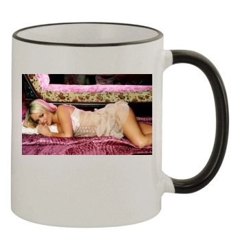 Jennifer Ellison 11oz Colored Rim & Handle Mug