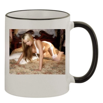 Jennifer Ellison 11oz Colored Rim & Handle Mug