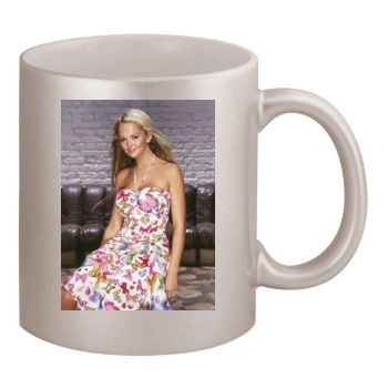 Jennifer Ellison 11oz Metallic Silver Mug