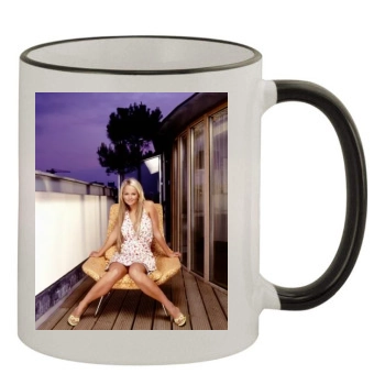 Jennifer Ellison 11oz Colored Rim & Handle Mug