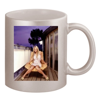 Jennifer Ellison 11oz Metallic Silver Mug