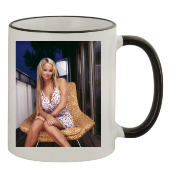 Jennifer Ellison 11oz Colored Rim & Handle Mug