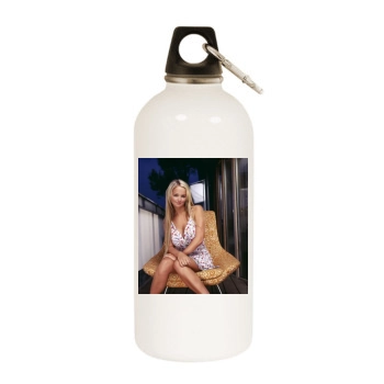 Jennifer Ellison White Water Bottle With Carabiner