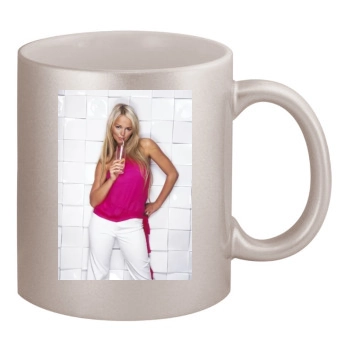 Jennifer Ellison 11oz Metallic Silver Mug