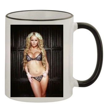 Jennifer Ellison 11oz Colored Rim & Handle Mug