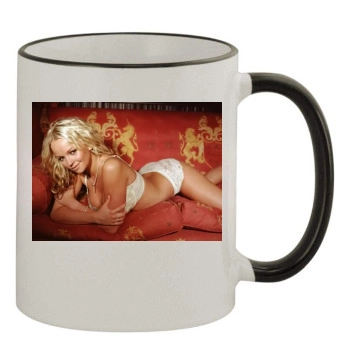 Jennifer Ellison 11oz Colored Rim & Handle Mug