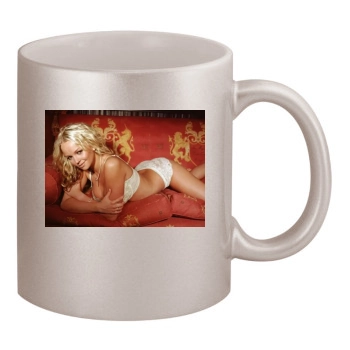 Jennifer Ellison 11oz Metallic Silver Mug