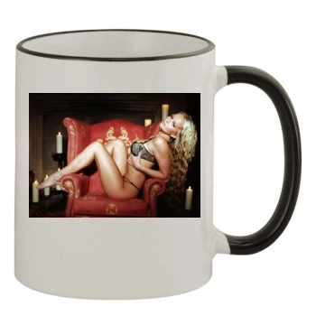 Jennifer Ellison 11oz Colored Rim & Handle Mug