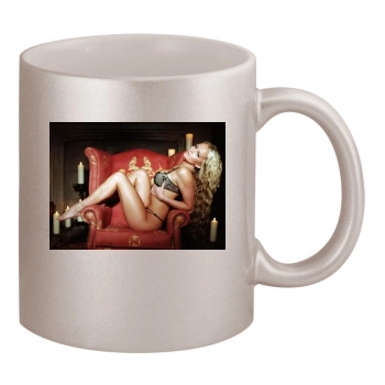 Jennifer Ellison 11oz Metallic Silver Mug