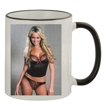 Jennifer Ellison 11oz Colored Rim & Handle Mug