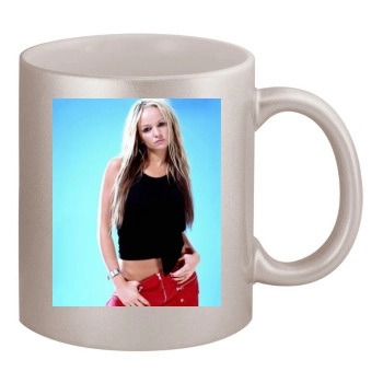 Jennifer Ellison 11oz Metallic Silver Mug