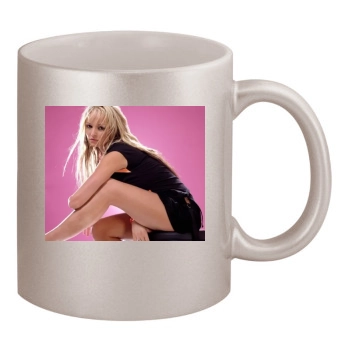 Jennifer Ellison 11oz Metallic Silver Mug