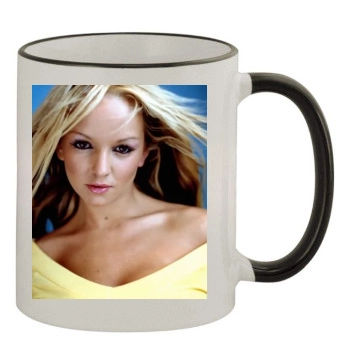 Jennifer Ellison 11oz Colored Rim & Handle Mug