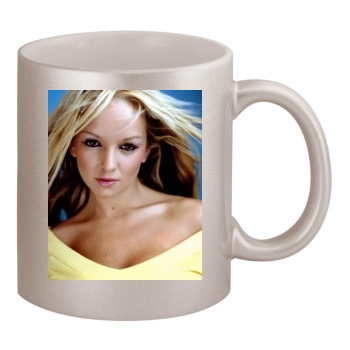 Jennifer Ellison 11oz Metallic Silver Mug