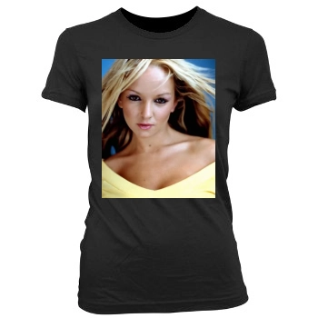 Jennifer Ellison Women's Junior Cut Crewneck T-Shirt