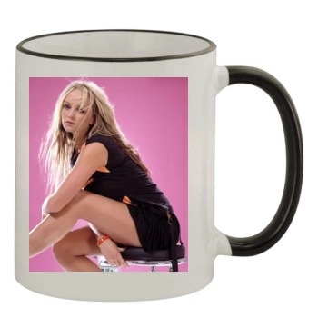 Jennifer Ellison 11oz Colored Rim & Handle Mug