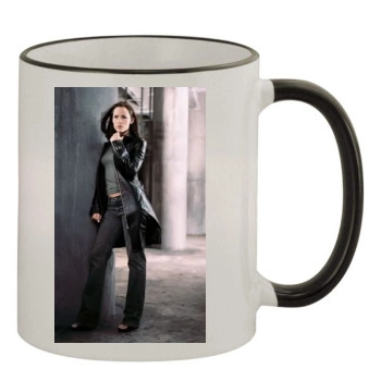 Jennifer Garner 11oz Colored Rim & Handle Mug