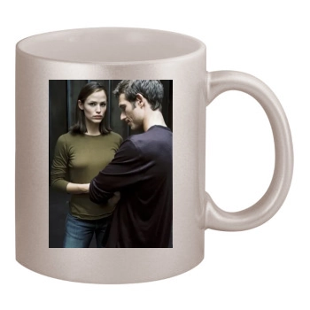 Jennifer Garner 11oz Metallic Silver Mug