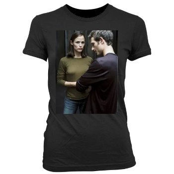 Jennifer Garner Women's Junior Cut Crewneck T-Shirt