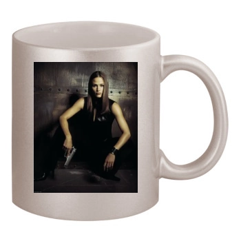 Jennifer Garner 11oz Metallic Silver Mug