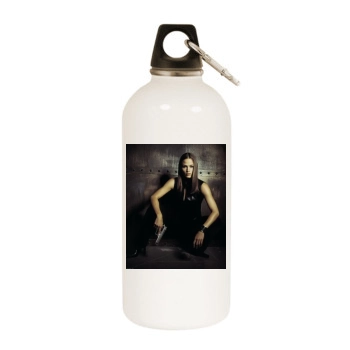 Jennifer Garner White Water Bottle With Carabiner