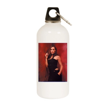 Jennifer Garner White Water Bottle With Carabiner