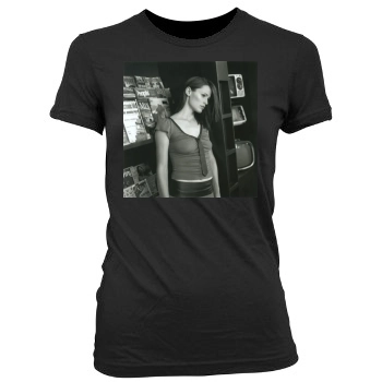 Jennifer Garner Women's Junior Cut Crewneck T-Shirt