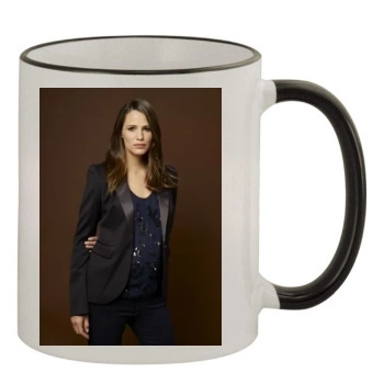 Jennifer Garner 11oz Colored Rim & Handle Mug