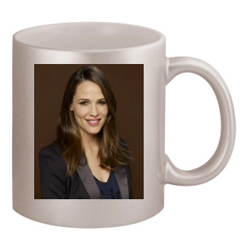 Jennifer Garner 11oz Metallic Silver Mug