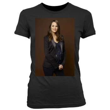 Jennifer Garner Women's Junior Cut Crewneck T-Shirt