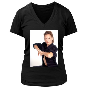 Jennifer Garner Women's Deep V-Neck TShirt