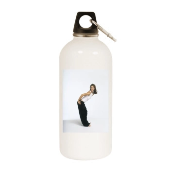 Jennifer Garner White Water Bottle With Carabiner