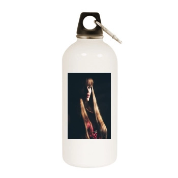 Jennifer Garner White Water Bottle With Carabiner