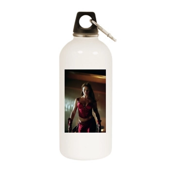 Jennifer Garner White Water Bottle With Carabiner